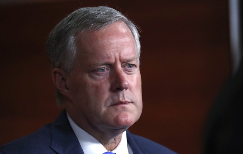 FILE PHOTO: Rep. Meadows attends a Republican news conference requesting the appointment of a second special counsel to investigate the 2016 U.S. presidential campaign at the U.S. Capitol in Washington