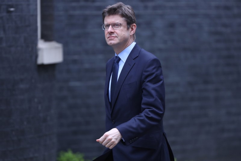 Britain's Secretary of State for Business, Energy and Industrial Strategy Greg Clark arrives in Downing Street in London
