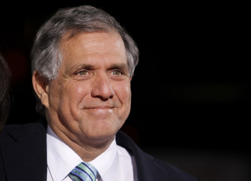 FILE PHOTO: CBS chief executive officer Les Moonves arrives at the premiere of CBS Film's 