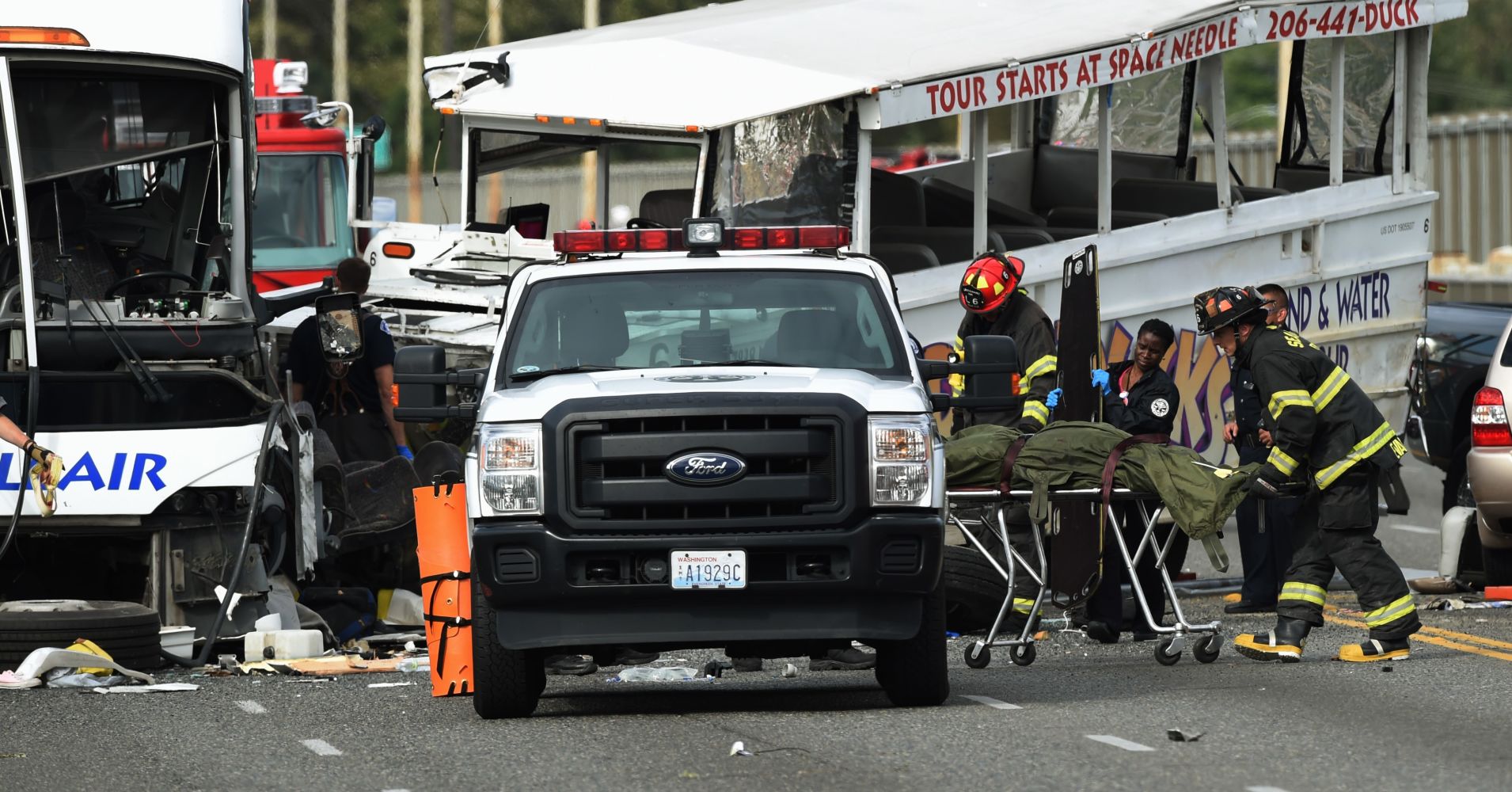 Duck boats, that can travel on land and water, have a long history of fatal crashes ...