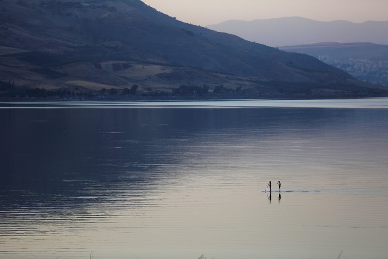 FILE PHOTO: The Wider Image: The Sea of Galilee: receding waters of biblical lake