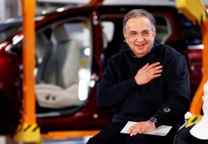 FILE PHOTO: FCA CEO Sergio Marchionne attends the celebration of the production launch of the all-new 2017 Chrysler Pacifica minivan at the FCA Windsor Assembly plant in Windsor