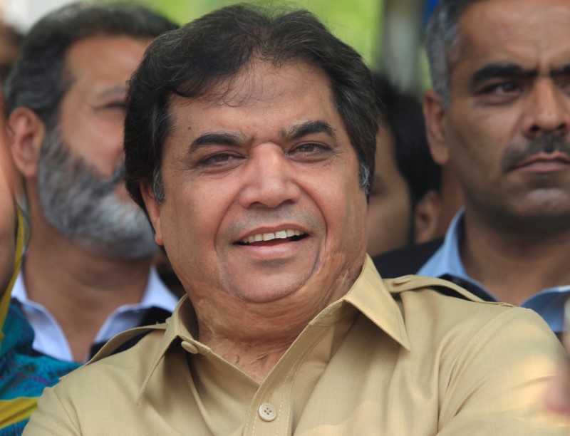 FILE PHOTO - Hanif Abbasi, a nominated candidate of Pakistan Muslim League - Nawaz (PML-N) party for upcoming general election, is seen in Islamabad