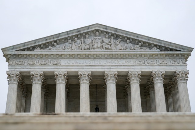 FILE PHOTO: The U.S. Supreme Court is seen as the court nears the end of its term in Washington