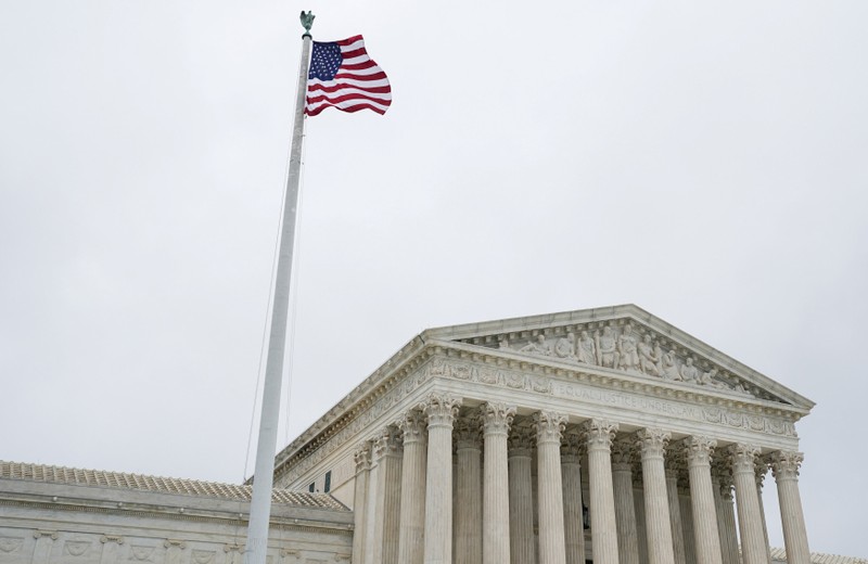 FILE PHOTO: The U.S. Supreme Court is seen as the court nears the end of its term in Washington