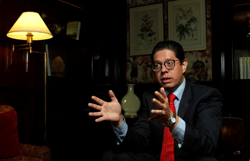 FILE PHOTO: Juan Carlos Baker, Mexico's deputy minister for foreign trade, speaks during an interview with Reuters in Buenos Aires
