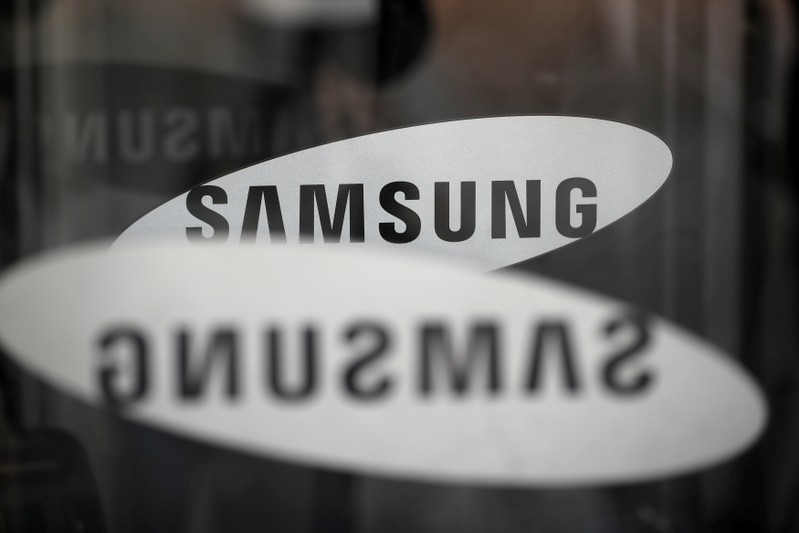 FILE PHOTO - The Samsung logo is seen in Seoul