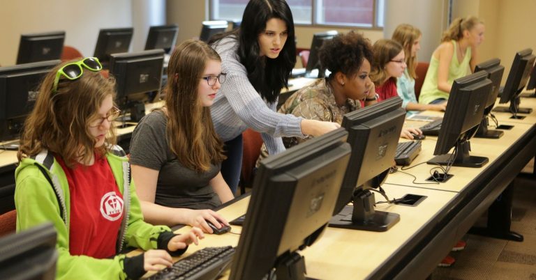 A nonprofit aims to close tech’s gender gap by teaching girls to code ‘as young as we possibly can’