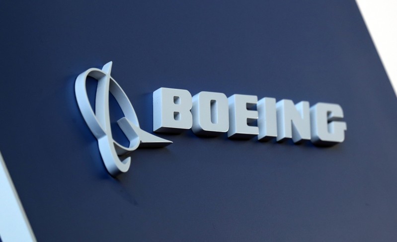 Boeing logo LABACE in Sao Paulo