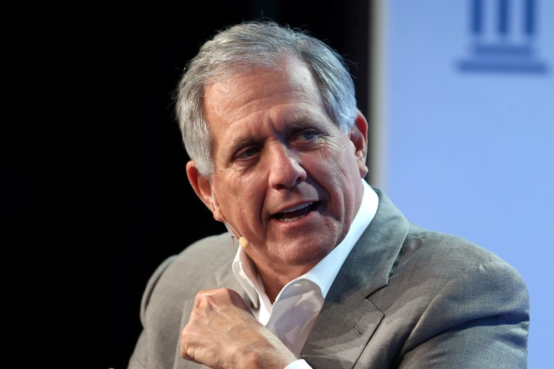 FILE PHOTO: Moonves speaks during the Milken Institute Global Conference in Beverly Hills