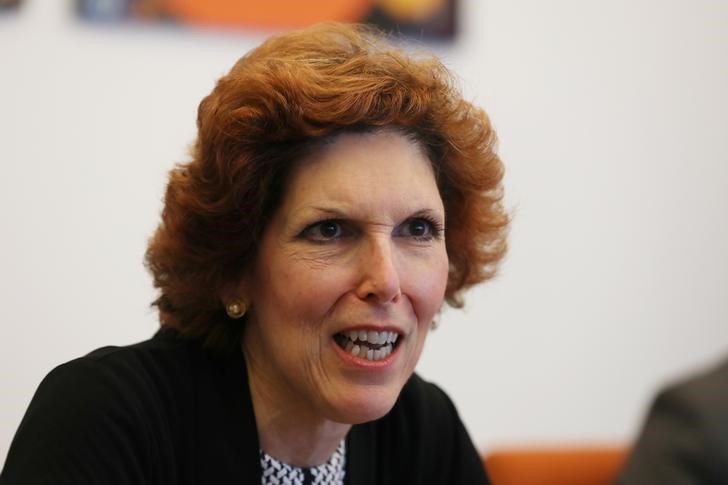 Loretta Mester, president of the Federal Reserve Bank of Cleveland, speaks during an interview in Manhattan, New York