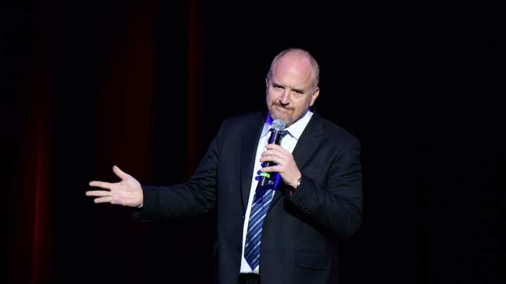 Louis C.K. performs on stage as The New York Comedy Festival and The Bob Woodruff Foundation present the 10th Annual Stand Up for Heroes event at The Theater at Madison Square Garden on November 1, 2016 in New York City. 