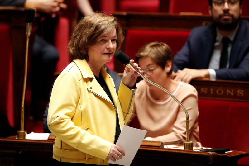 Nathalie Loiseau, French Minister attached to the Foreign Affairs Minister, attends the questions to the government session at the National Assembly in Paris