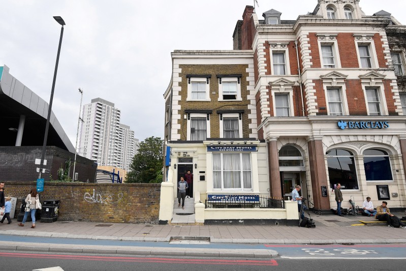 The City Stay Hotel used by Alexander Petrov and Ruslan Boshirov; who have been accused of attempting to murder former Russian spy Sergei Skripal and his daughter Yulia; is seen in London