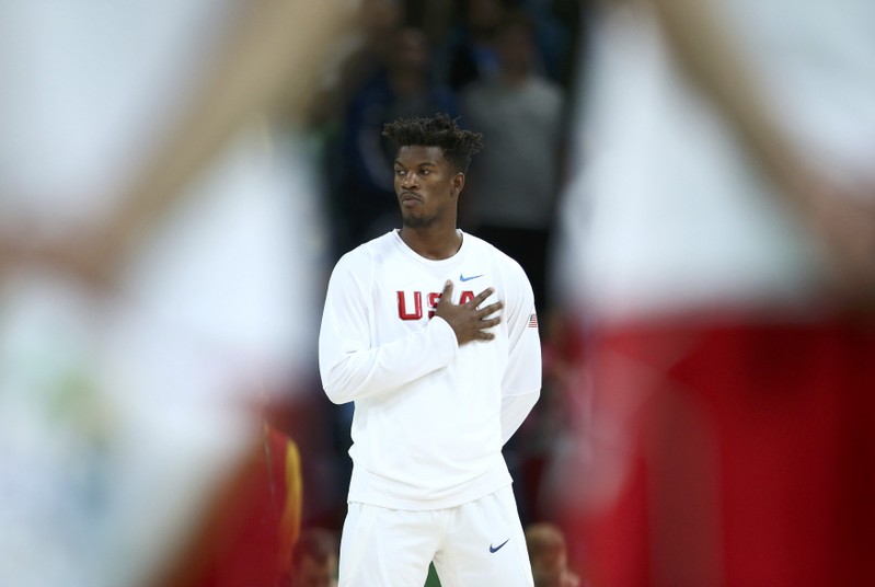 Basketball - Men's Preliminary Round Group A USA v Serbia