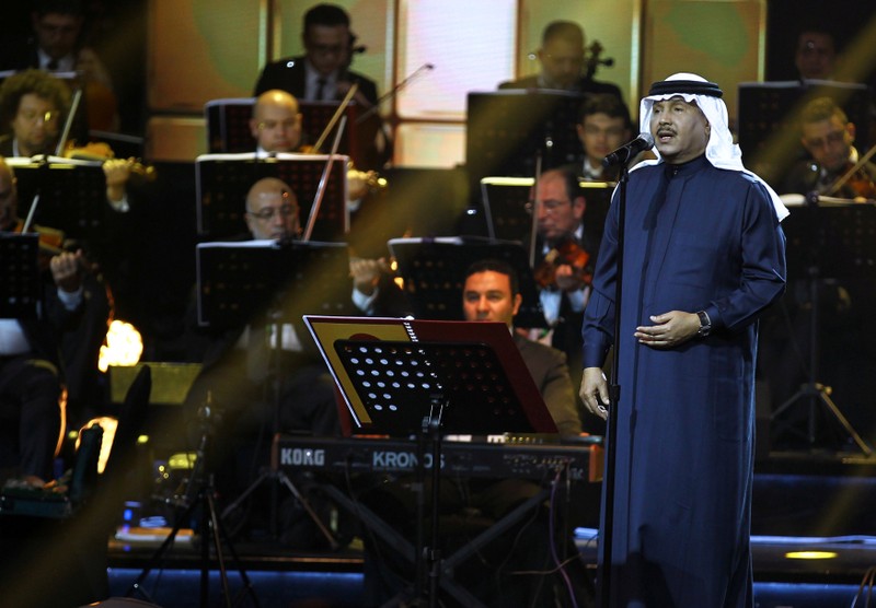 FILE PHOTO: Saudi Arabian singer Mohammed Abdu peforms during a concert in Riyadh