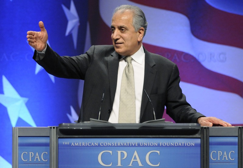 FILE PHOTO: Khalilzad leads a panel discussion on Afghanistan at the Conservative Political Action conference (CPAC) in Washington