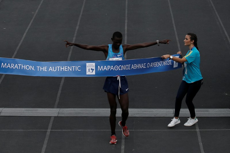 FILE PHOTO - Athletics - Athens Marathon