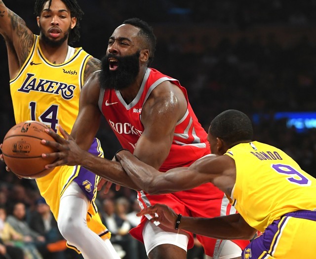 NBA: Houston Rockets at Los Angeles Lakers