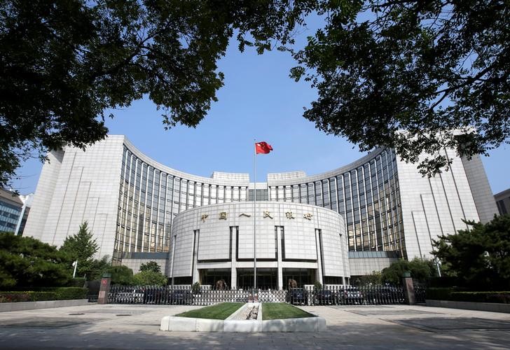FILE PHOTO: Headquarters of the PBOC, the central bank, is pictured in Beijing
