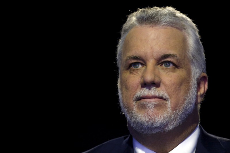 FILE PHOTO: Quebec Premier Philippe Couillard attends the World Climate Change Conference 2015 at Le Bourget