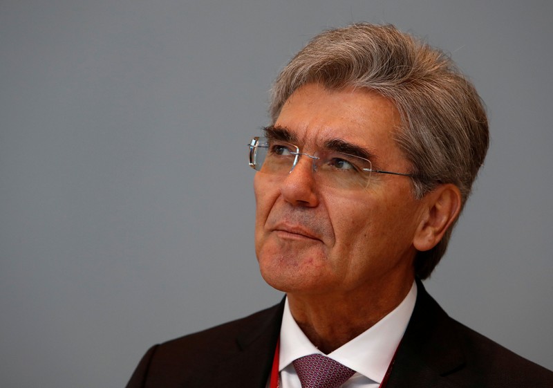 FILE PHOTO: Siemens CEO Kaeser attends Russian Energy Week forum in Moscow