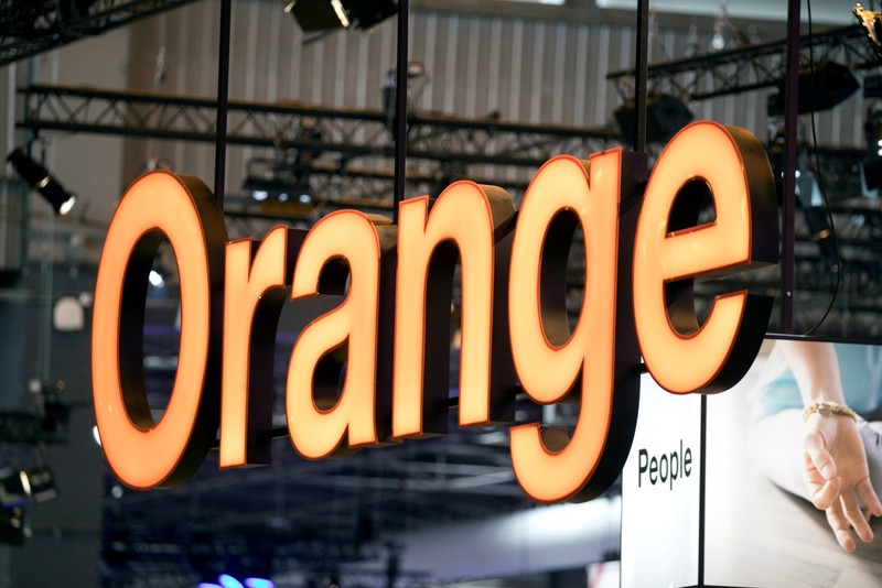 FILE PHOTO: The logo of French telecoms operator Orange