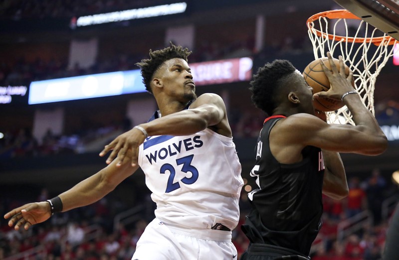 NBA: Playoffs-Minnesota Timberwolves at Houston Rockets