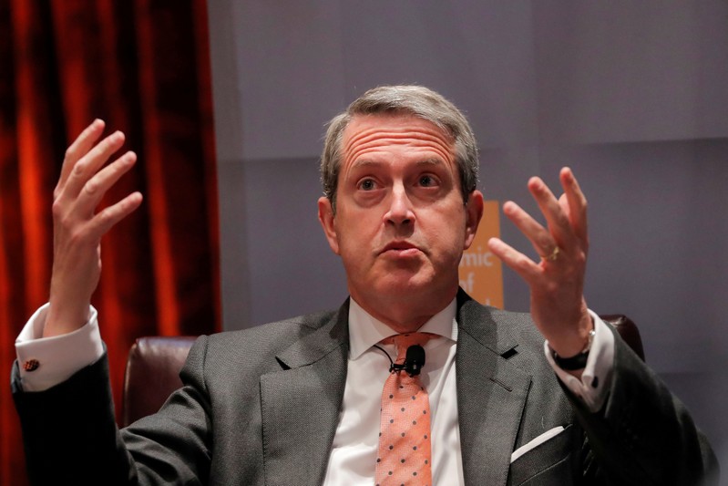 FILE PHOTO: Federal Reserve Vice Chairman for Supervision Randal Quarles addresses the Economic Club of New York in New York