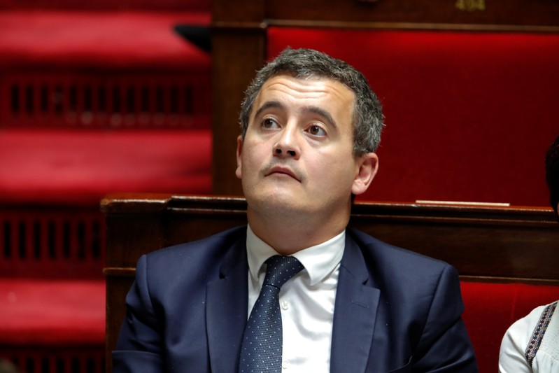 Gerald Darmanin, French Minister of Public Action and Accounts, attends the questions to the government session at the National Assembly in Paris
