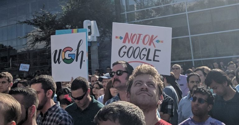 Google walkouts showed what the new tech resistance looks like, with cues from union organizing