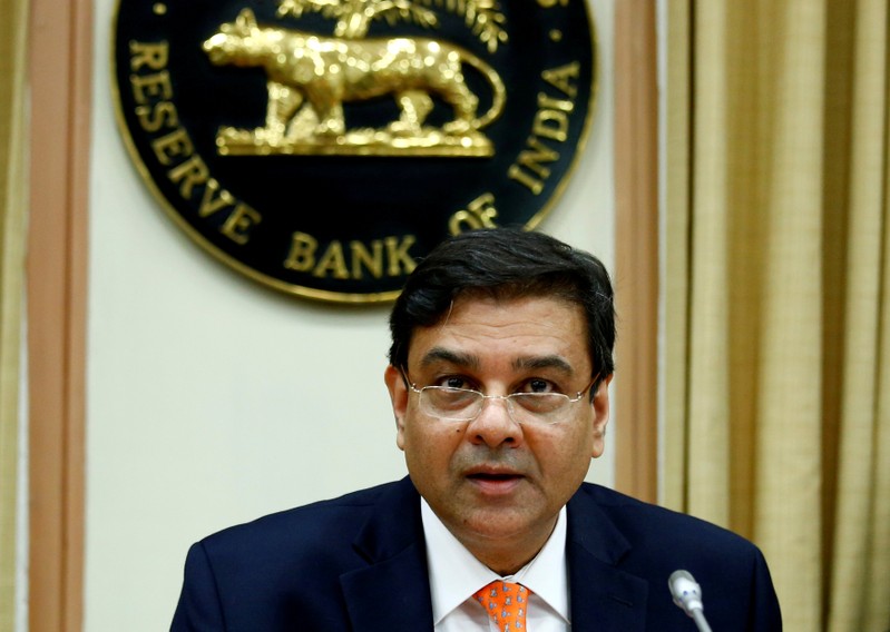 FILE PHOTO: The Reserve Bank of India (RBI) Governor Urjit Patel attends a news conference after the bi-monthly monetary policy review in Mumbai