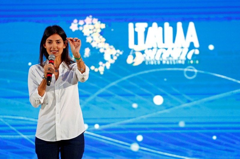 Italy's 5-Star Movement rally in Rome