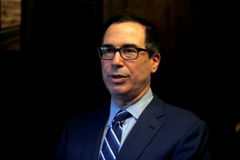 Treasury’s Mnuchin asks bond dealers about Fed policy: Bloomberg