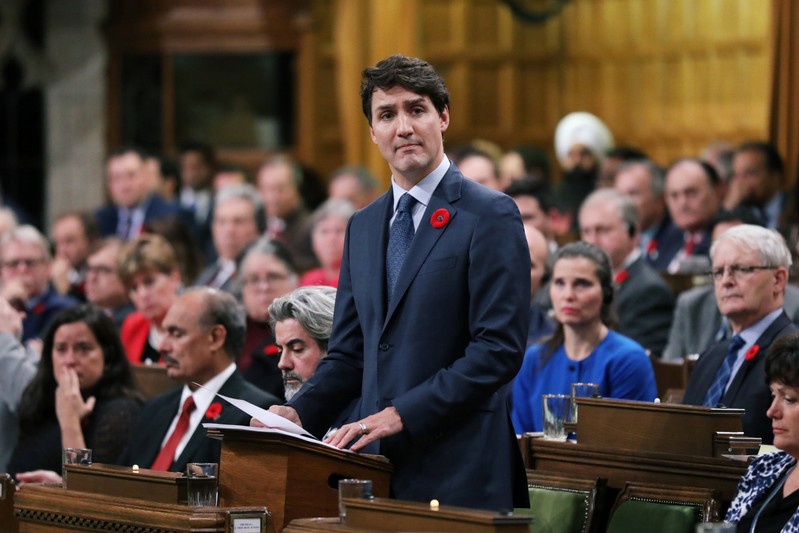 Canada's PM Trudeau delivers apology over the fate of the MS St. Louis Gordon in Ottawa
