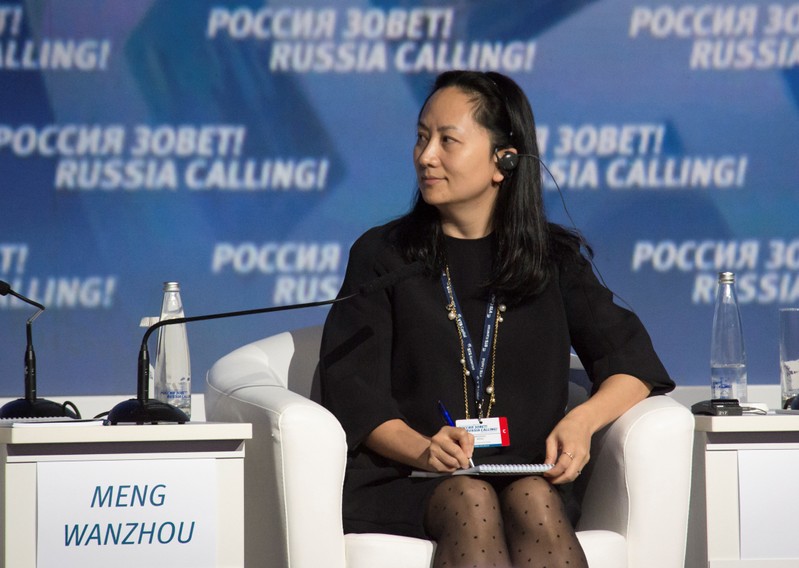 Huawei's Executive Board Director Meng Wanzhou attends the VTB Capital Investment Forum 