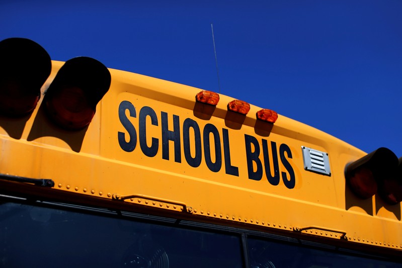 FILE PHOTO: A school bus is shown in Rancho Bernardo, California