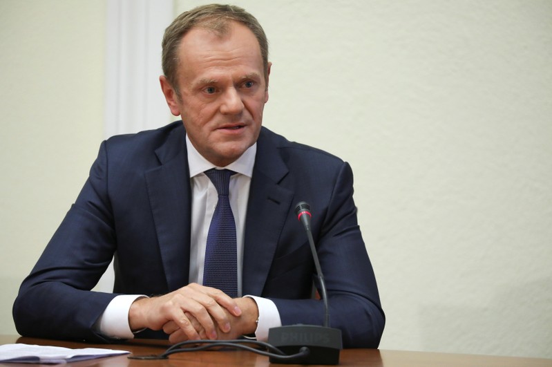 EU Council President Tusk testifies at the parliamentary panel in Warsaw