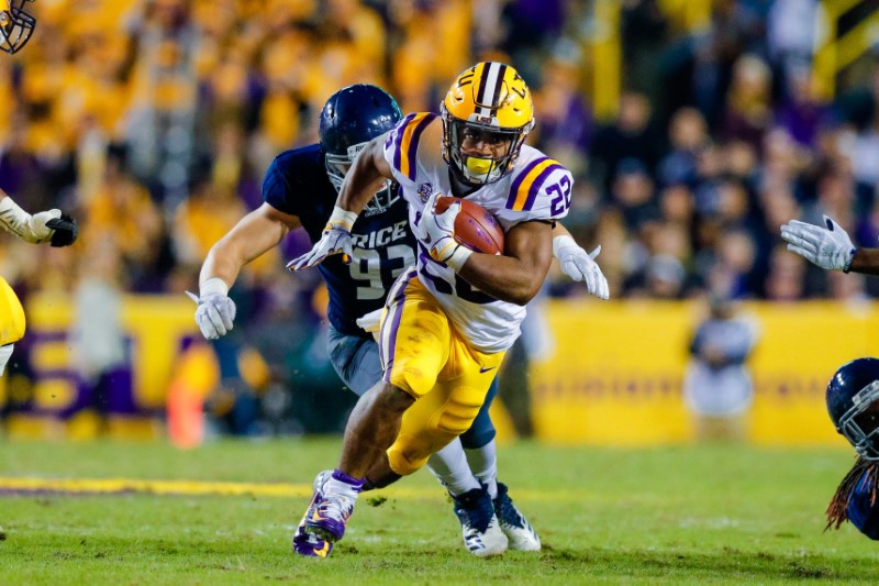 NCAA Football: Rice at Louisiana State