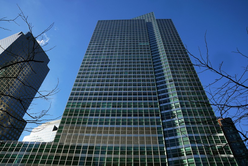 The Goldman Sachs Headquarters building is pictured in the Manhattan borough of New York City