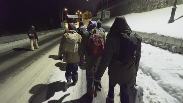 Migrants brave treacherous route through the Alps, chasing dreams of asylum in France
