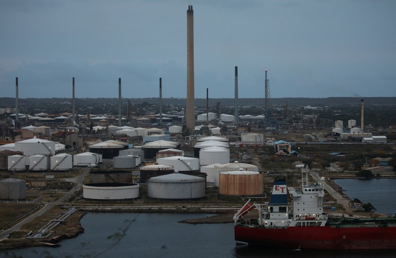 FILE PHOTO - View of Isla refinery in Willemstad on the island of Curacao
