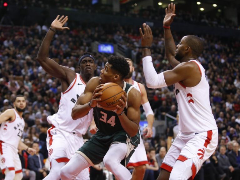 NBA roundup: Bucks muscle past Raptors again