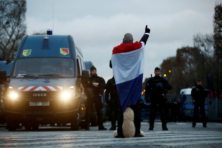 Paris in lockdown as France braces for new anti-Macron riots