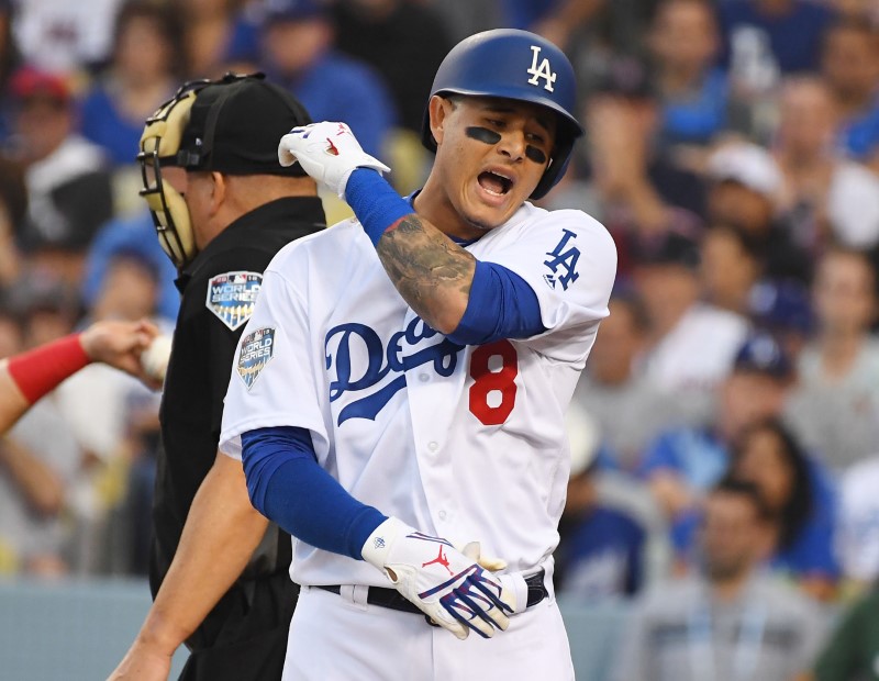 FILE PHOTO: MLB: World Series-Boston Red Sox at Los Angeles Dodgers