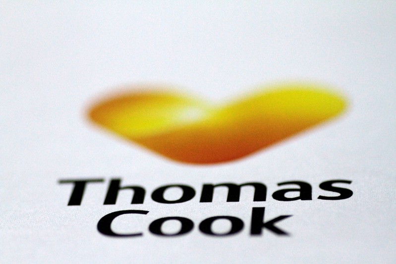 FILE PHOTO: Illustration photo of a Thomas Cook logo