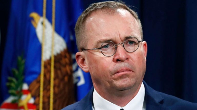 Trump picks Office of Management and Budget head as new acting chief of staff