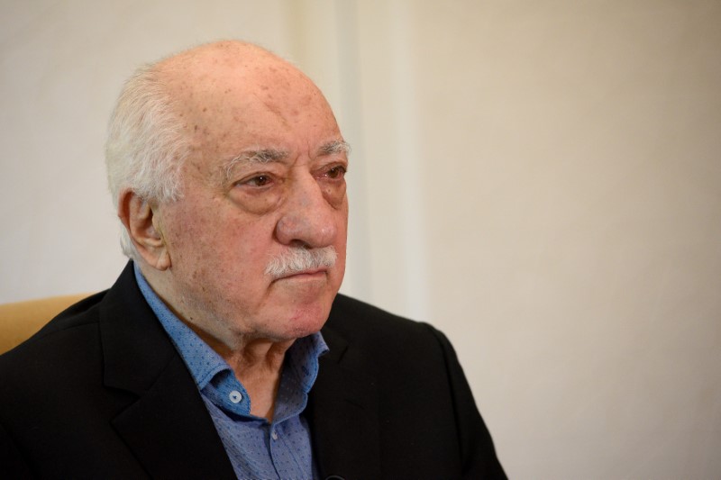 FILE PHOTO: U.S.-based Turkish cleric Fethullah Gulen at his home in Pennsylvania