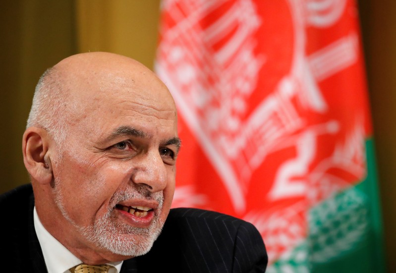 Afghanistan's President Ghani attends a conference in Geneva