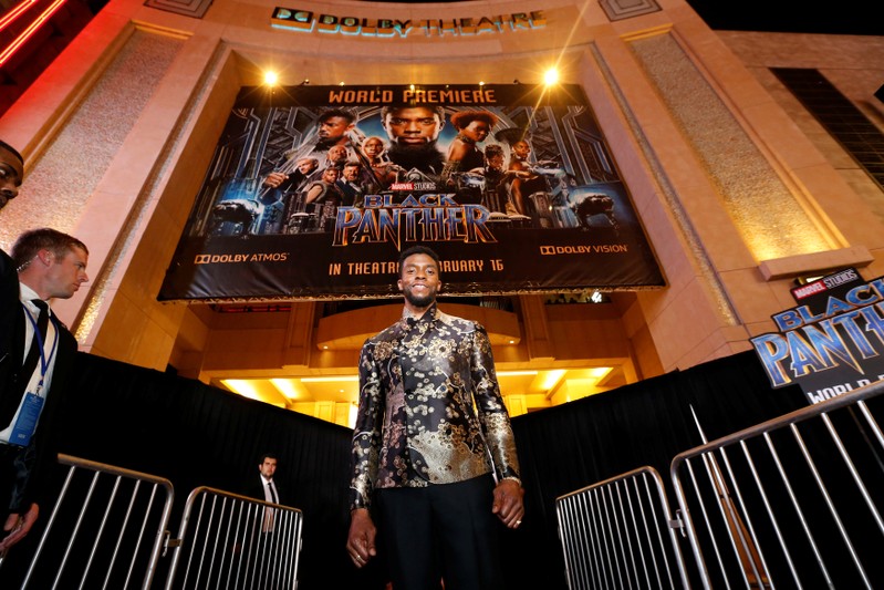 FILE PHOTO: Cast member Boseman poses at the premiere of 